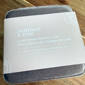 New Summer & Rose Jewelry Case with Gold Accents